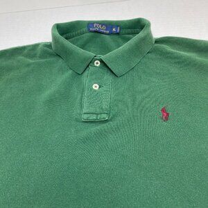 Polo Ralph Lauren Men's Polo Shirt - Green - Size XL - GUC